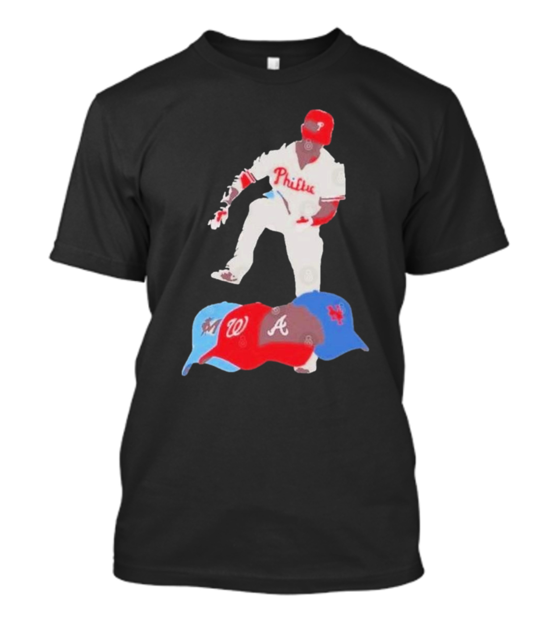 Philadelphia Phillies Stomp Atlanta Washington New York Miami NL East Champs T-Shirt
