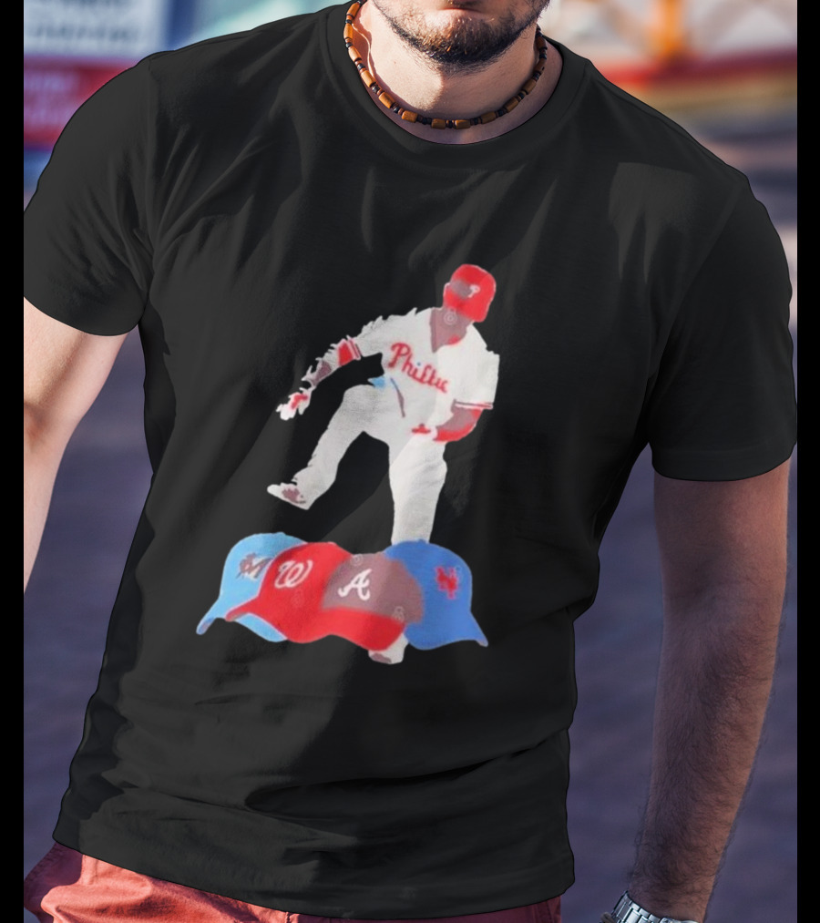 Philadelphia Phillies Stomp Atlanta Washington New York Miami NL East Champs T-Shirt