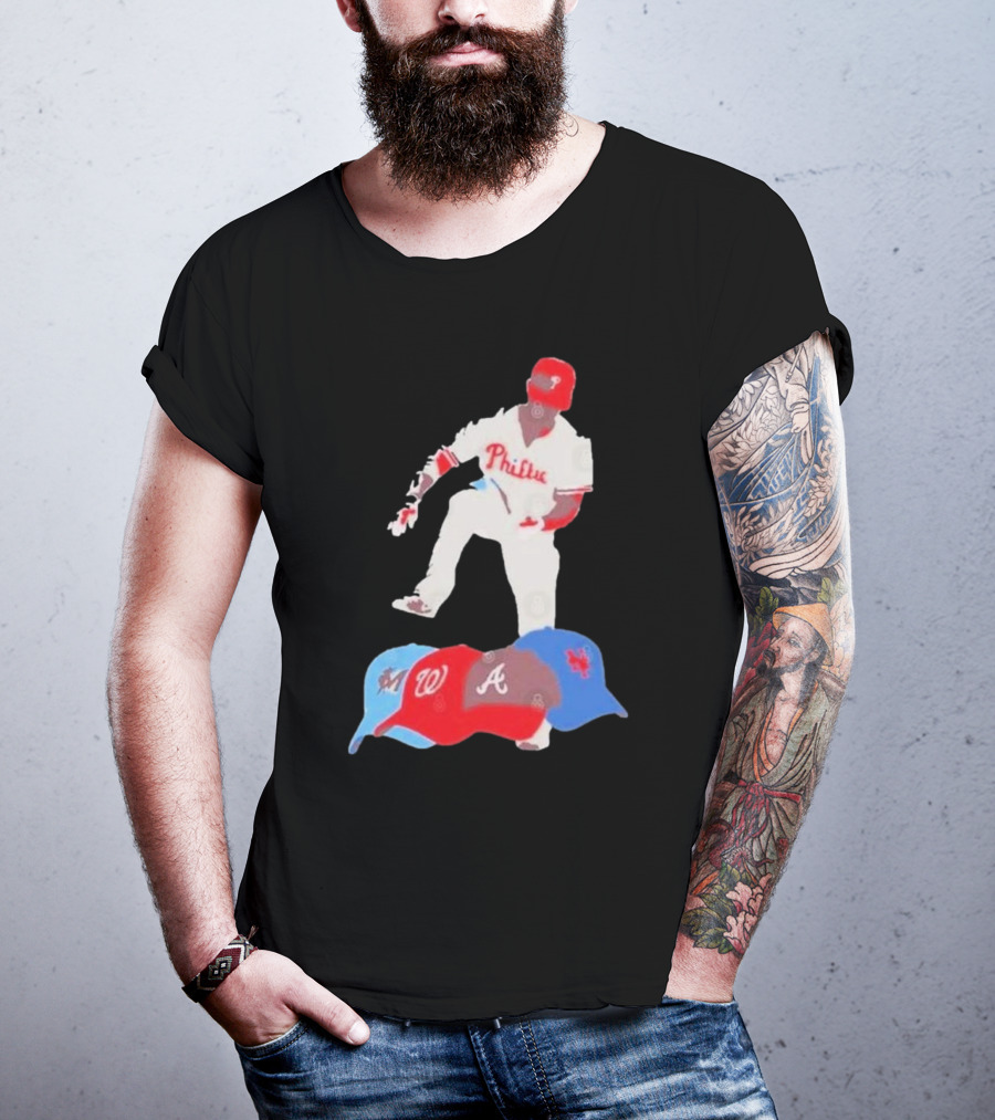 Philadelphia Phillies Stomp Atlanta Washington New York Miami NL East Champs T-Shirt