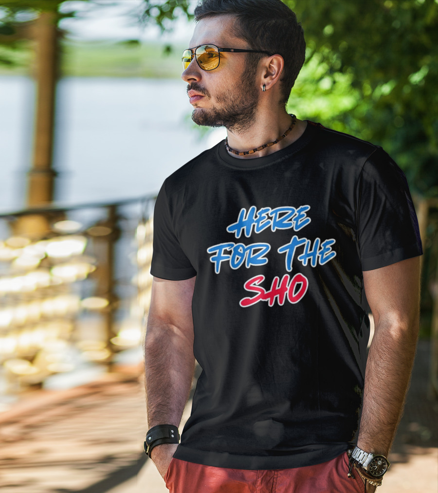 Shohei Ohtani Here For The Sho Bold Text Sports T-Shirt
