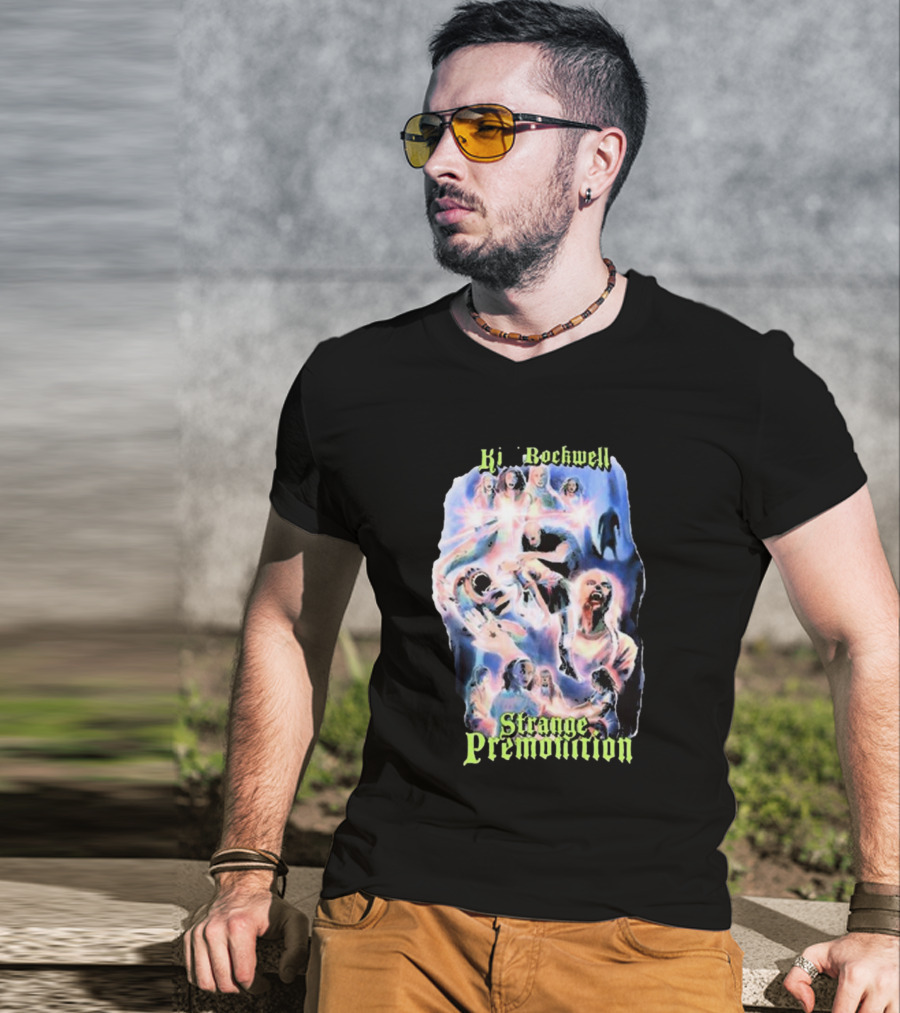 Ki Rockwell Strange Premonition 80s Movie Horror Psychedelic T-Shirt