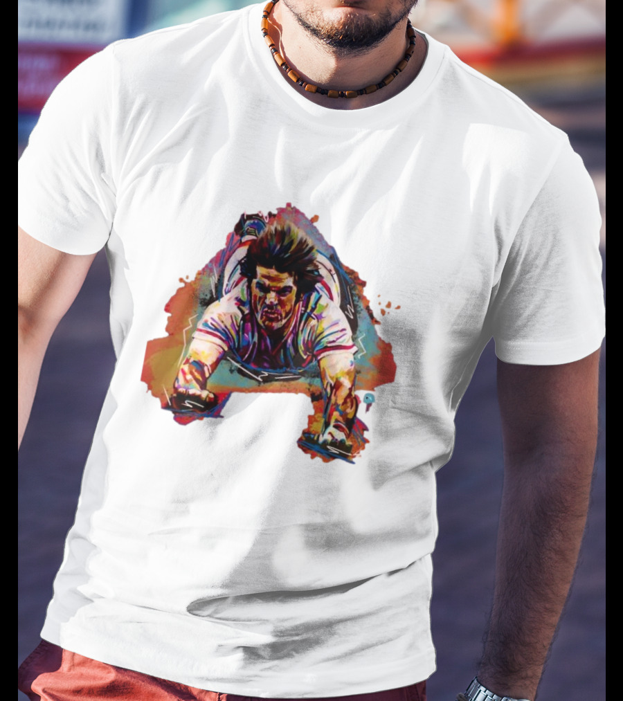 Pete Rose Sliding Action – Shawn Voelker T-Shirt