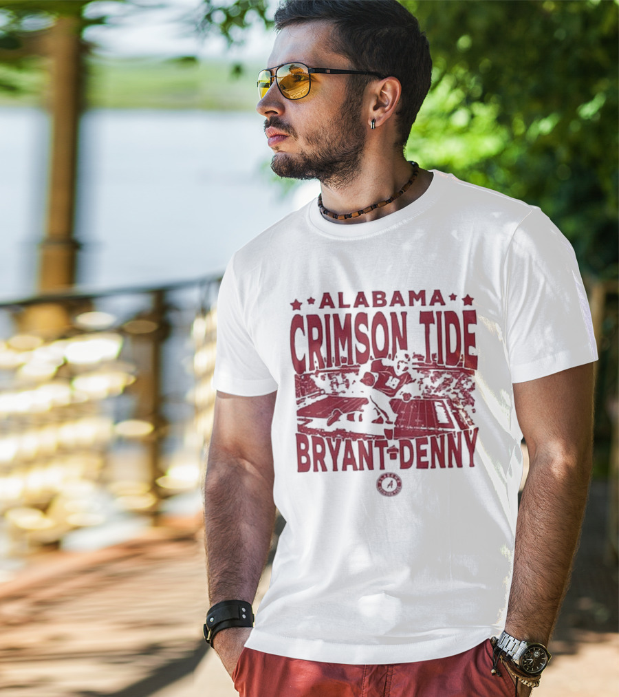 Alabama Crimson Tide Bryant Denny Stadium Vintage Football Gameday T-Shirt
