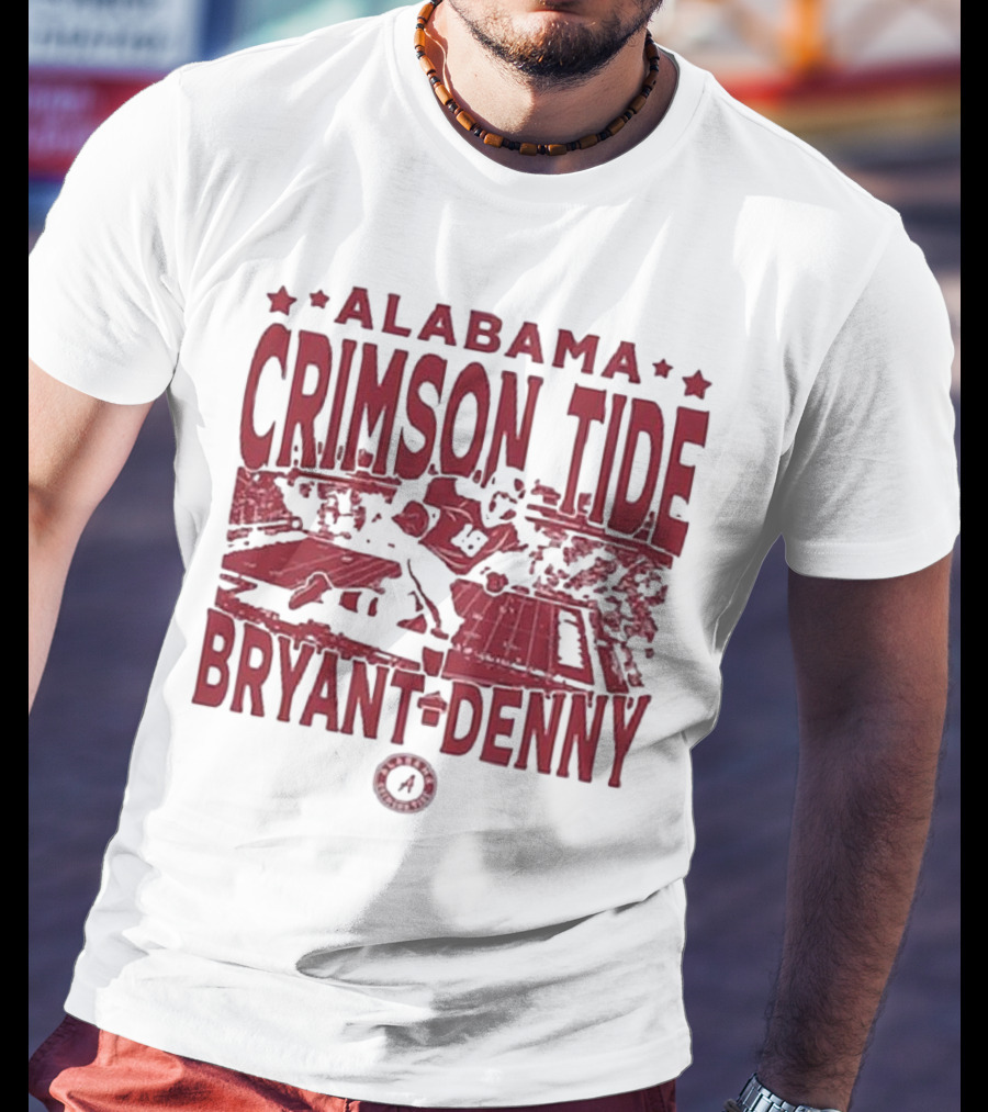 Alabama Crimson Tide Bryant Denny Stadium Vintage Football Gameday T-Shirt