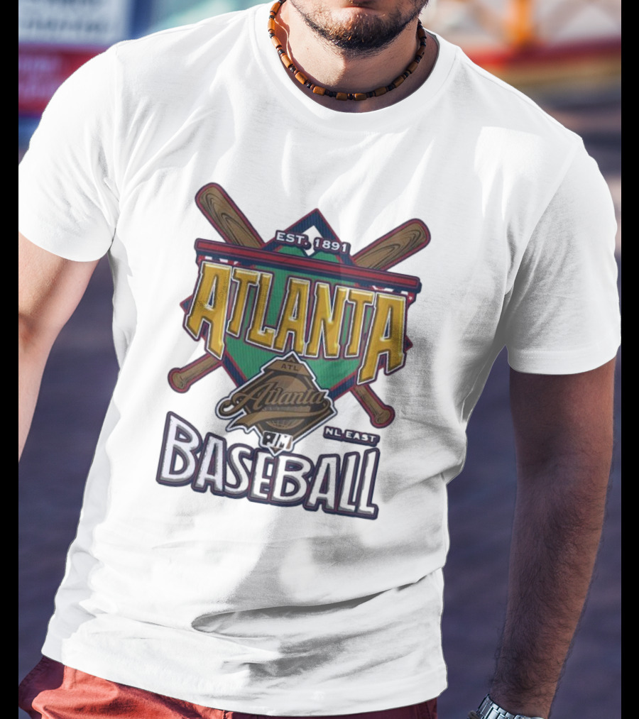 Atlanta Baseball EST 1891 NL East ATL T-Shirt