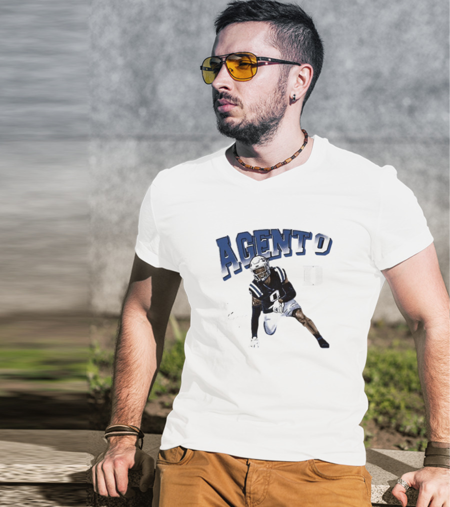 Chandler Rivers Agent 0 Duke Blue Devils Signature Player T-Shirt