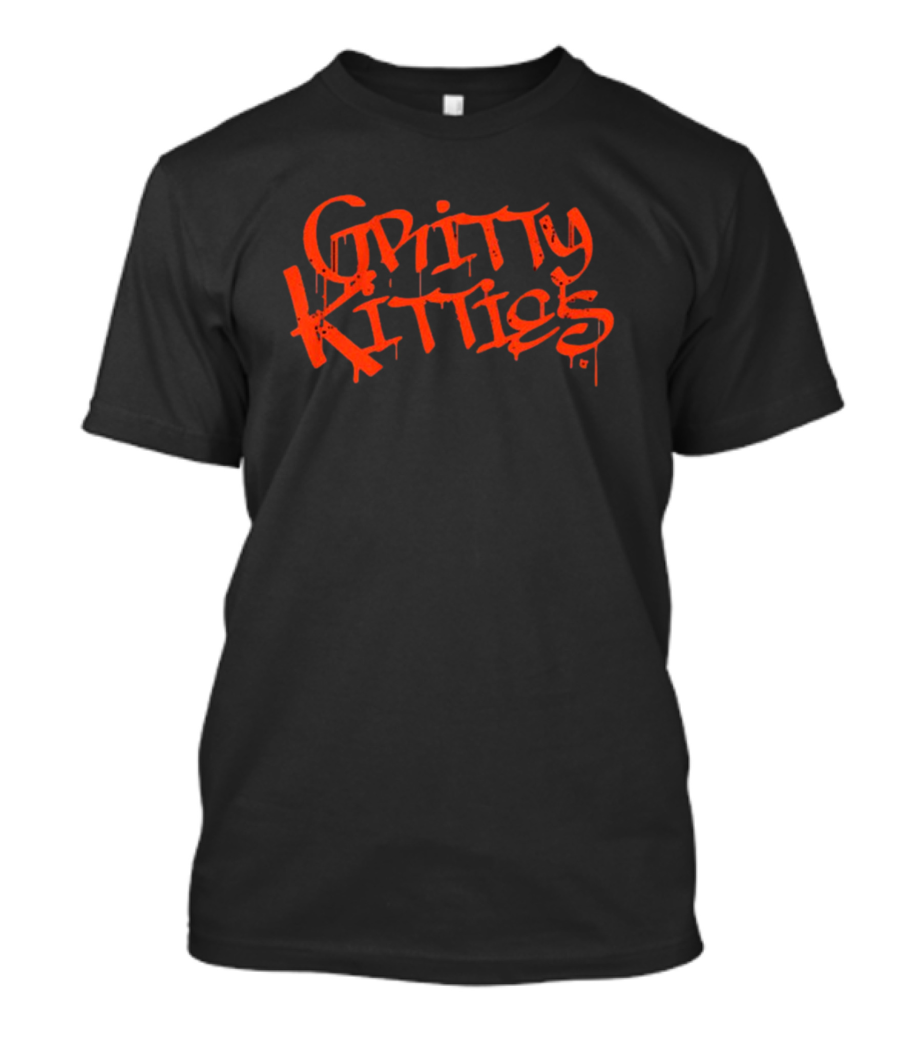 Detroit Tigers Baseball Gritty Kitties Urban T-Shirt