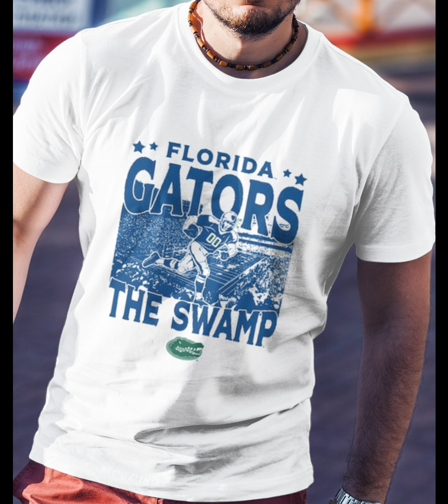 Florida Gators The Swamp Vintage Stadium Football Player Gameday T-Shirt