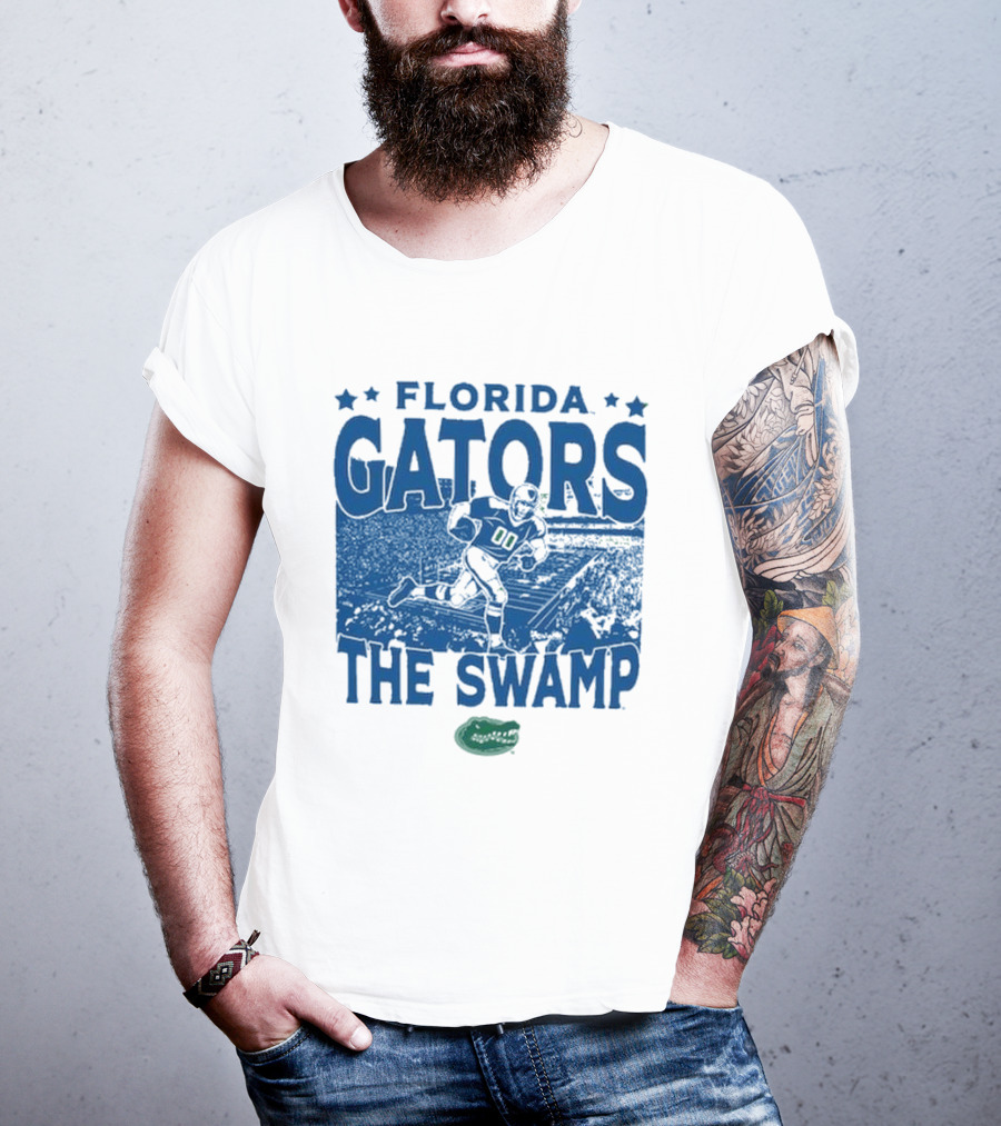 Florida Gators The Swamp Vintage Stadium Football Player Gameday T-Shirt