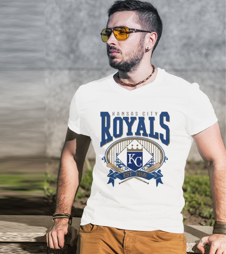 Kansas City Royals Est 1969 KC Baseball T-Shirt