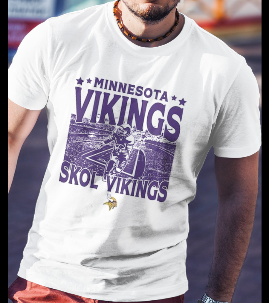 Minnesota Vikings Skol Vintage Stadium Gameday Vikings T-Shirt