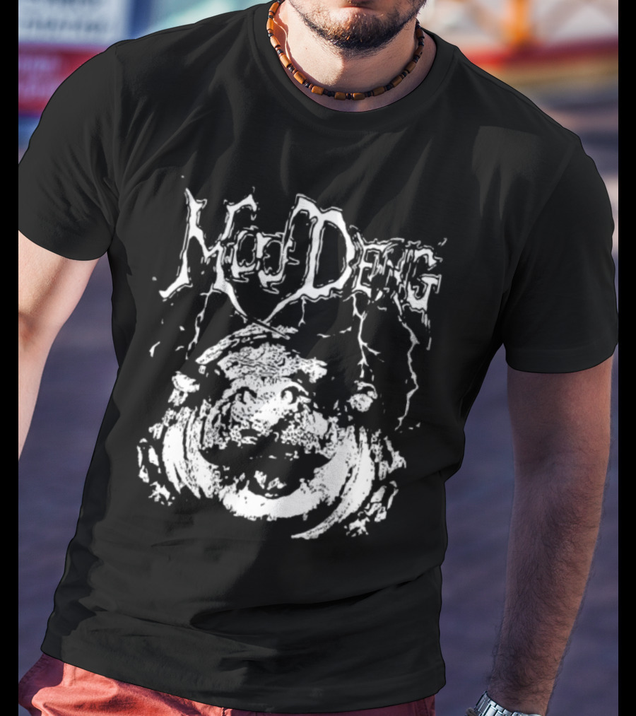 Moo Deng Metal Hippo With Electric Arcs T-Shirt