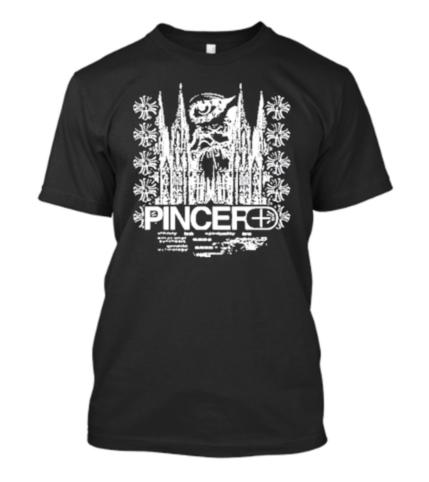 Pincer+ Cathedral Authority Symbol Spirituality Power T-Shirt