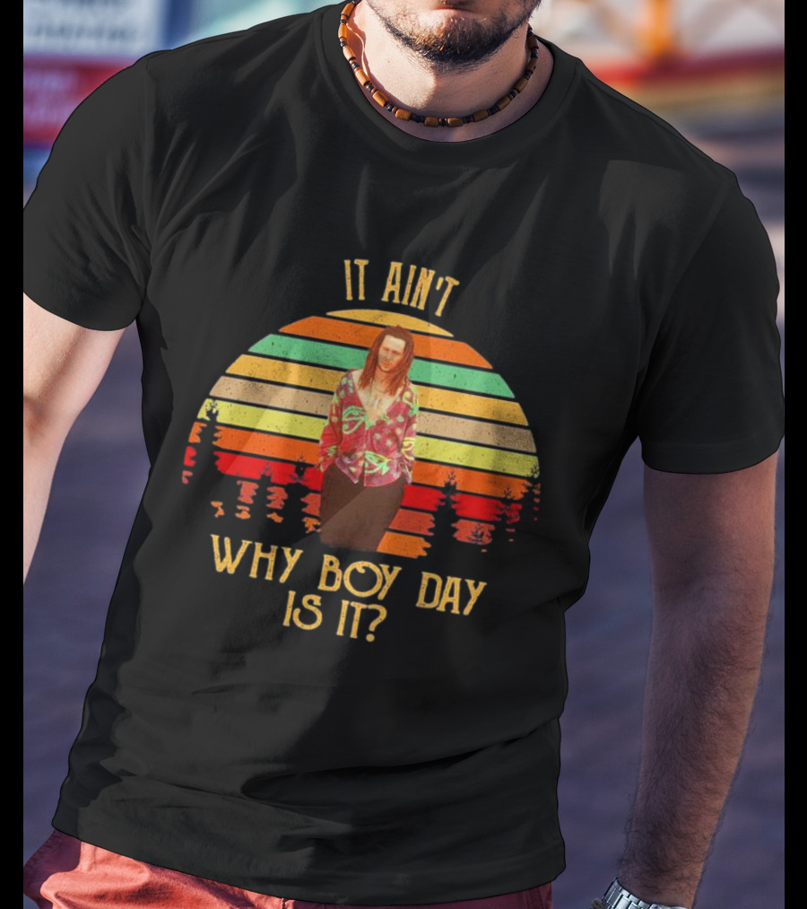 Drexl Spivey It Ain’t White Boy Day Is It Vintage Retro Sunset T-Shirt