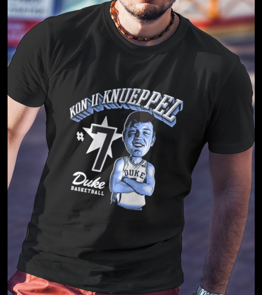 Kn II Knueppel #7 Duke Basketball Cartoon T-Shirt