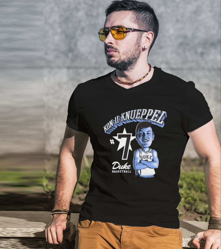 Kn II Knueppel #7 Duke Basketball Cartoon T-Shirt