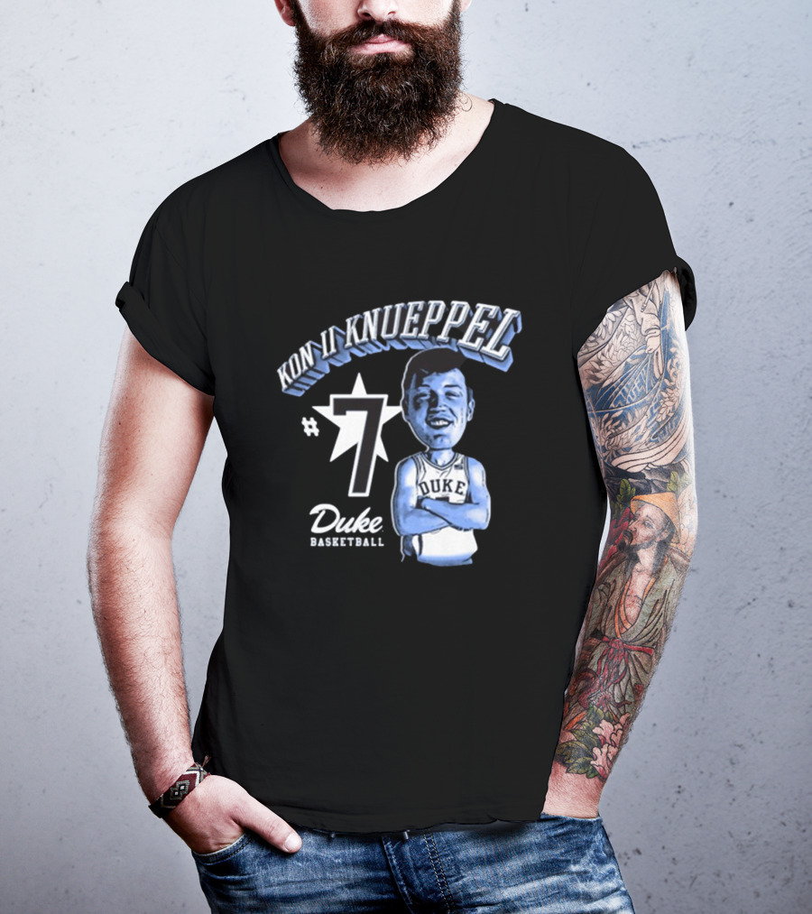 Kn II Knueppel #7 Duke Basketball Cartoon T-Shirt