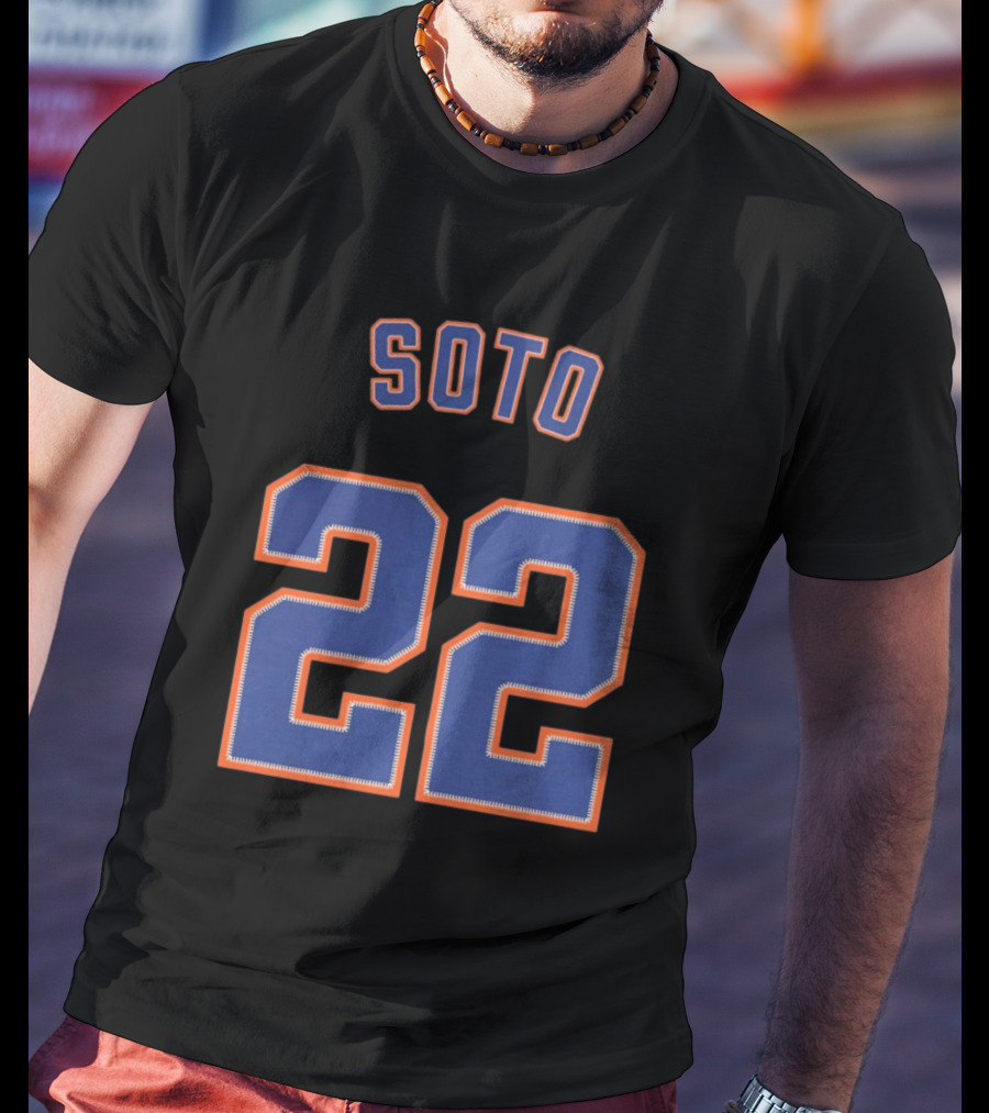 Juan Soto 22 New York Mets MLB Baseball 2025 T-Shirt