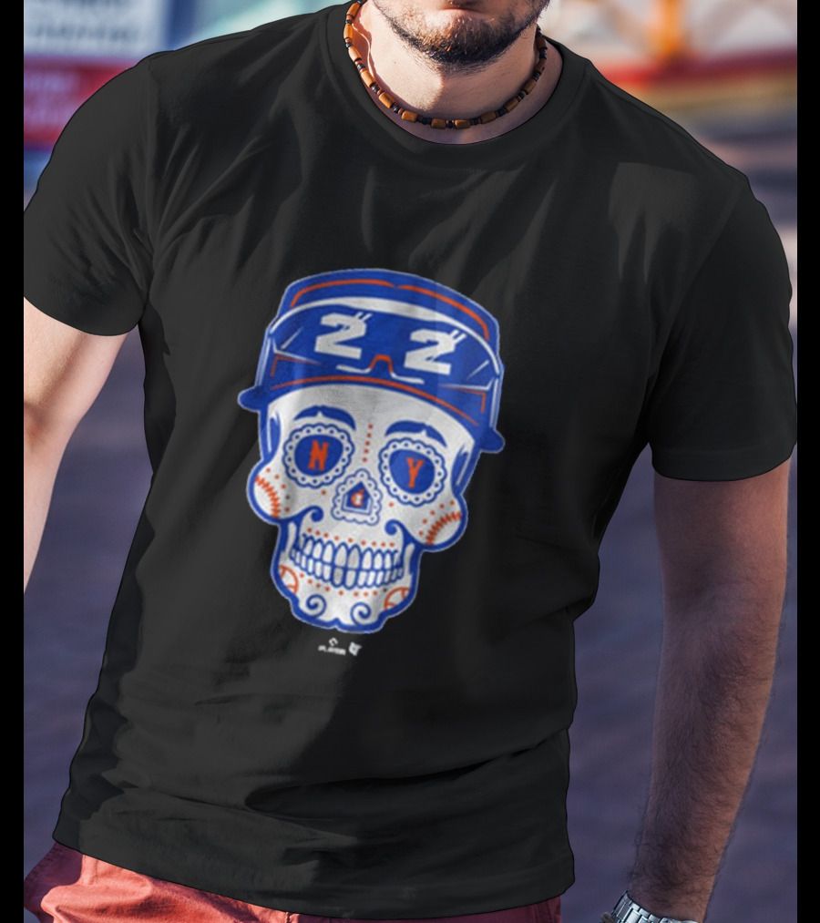 Juan Soto NY Mets Sugar Skull MLB Baseball 2025 Queens T-Shirt