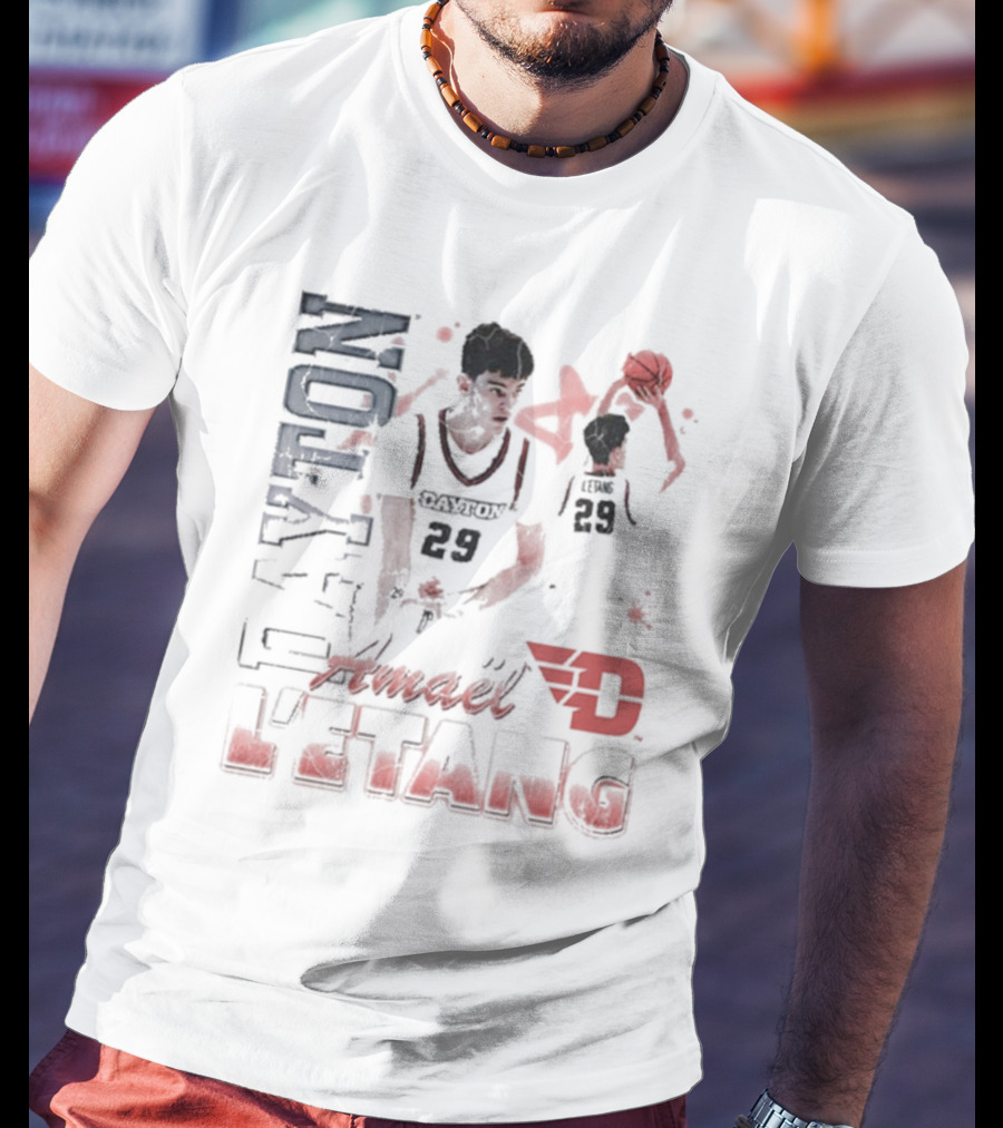 Amael L’Etang Dayton Flyers 29 Basketball 90s Dayton T-Shirt