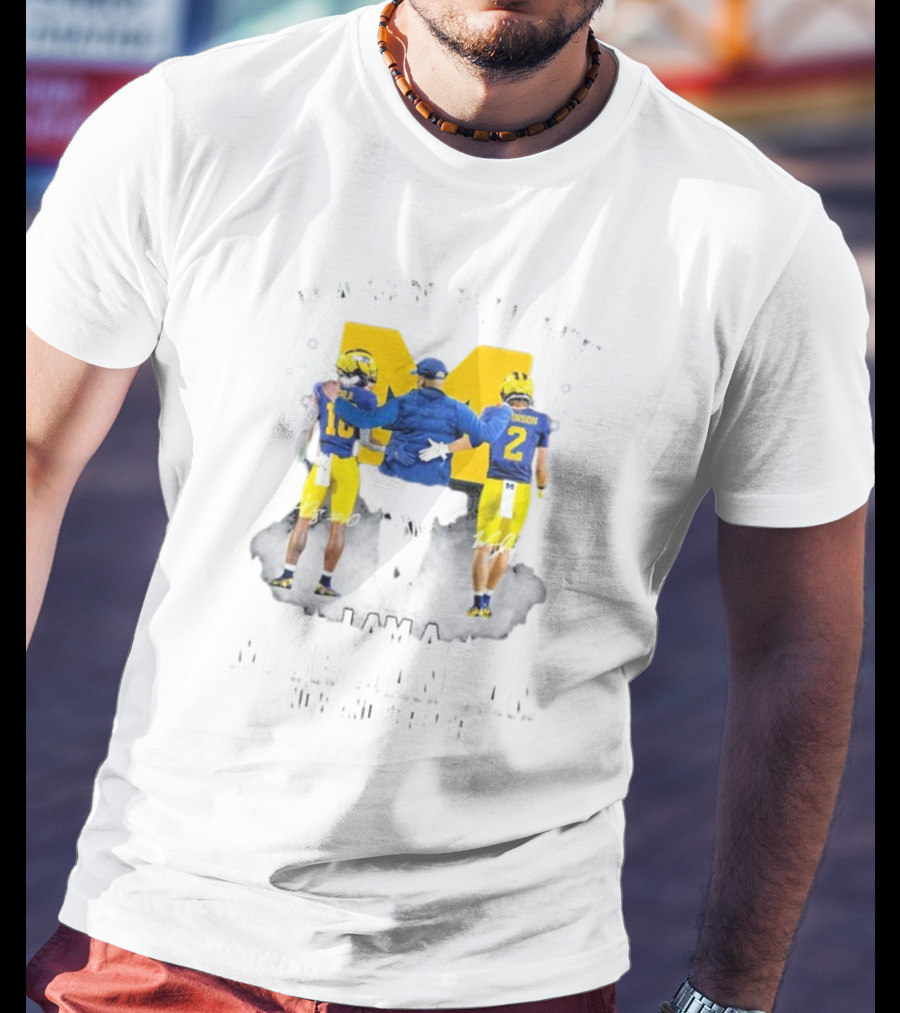 Damn Right I Am A Michigan Wolverines Fan Alex Orji Will Johnson Sherrone Moore Forever T-Shirt