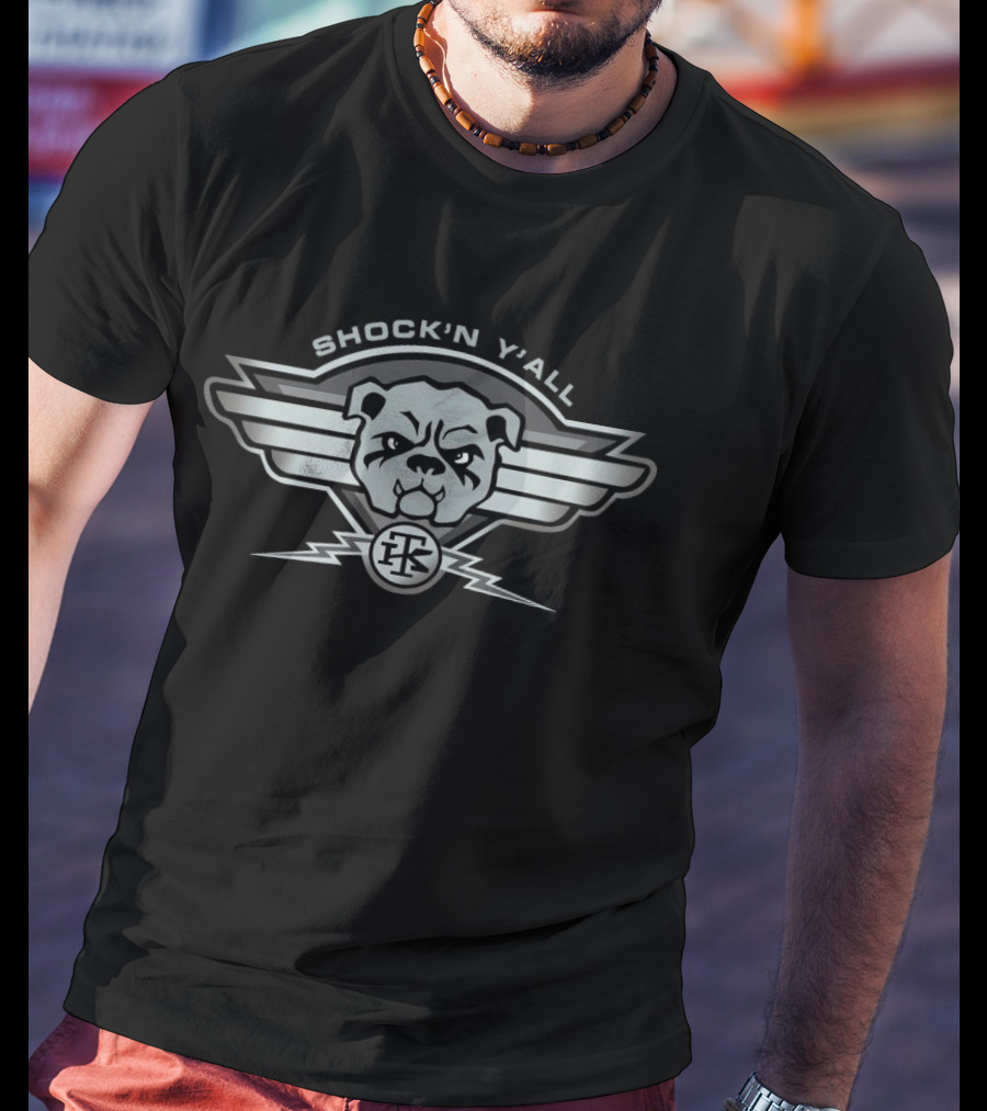 Shock'N Y'All Bulldog TFK Wings T-Shirt