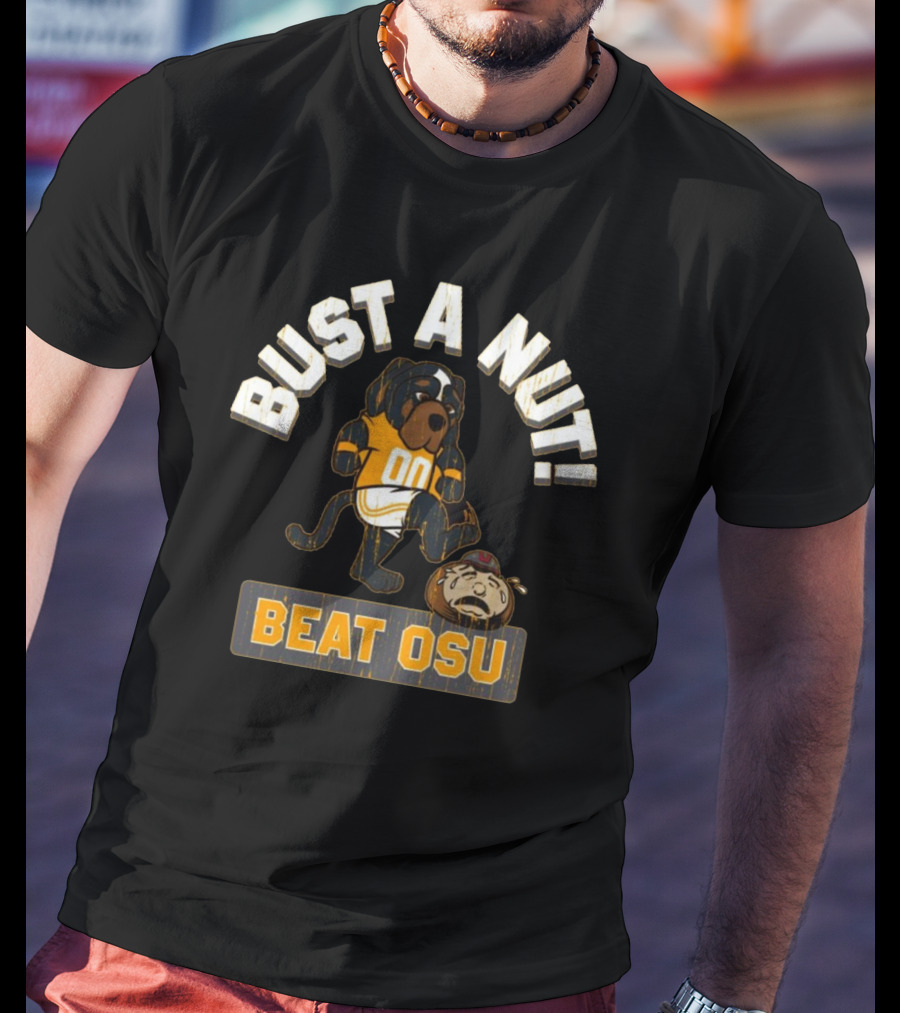 Bust A Nut Tennessee Vols Mascot Beat OSU T-Shirt