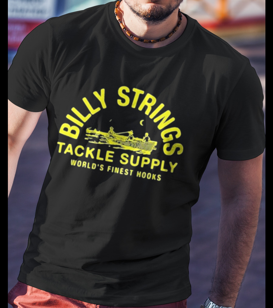 Billy Strings Tackle Supply World's Finest Hooks Summer T-Shirt