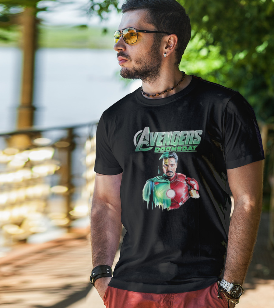 Avengers Doomsday Iron Man Superman Crossover Fusion T-Shirt