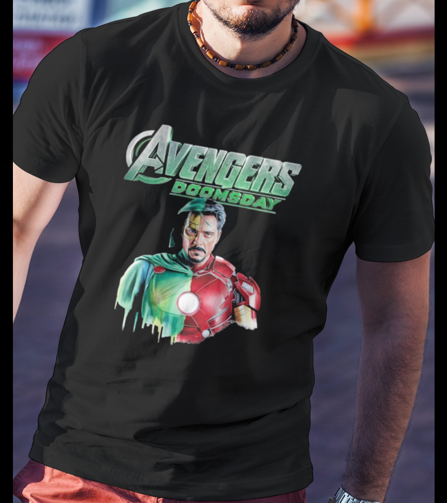 Avengers Doomsday Iron Man Superman Crossover Fusion T-Shirt