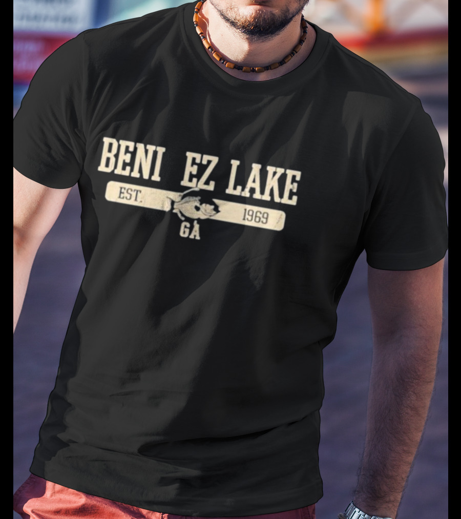 Baylen Levine Benitez Lake GA Est 1969 Navy T-Shirt
