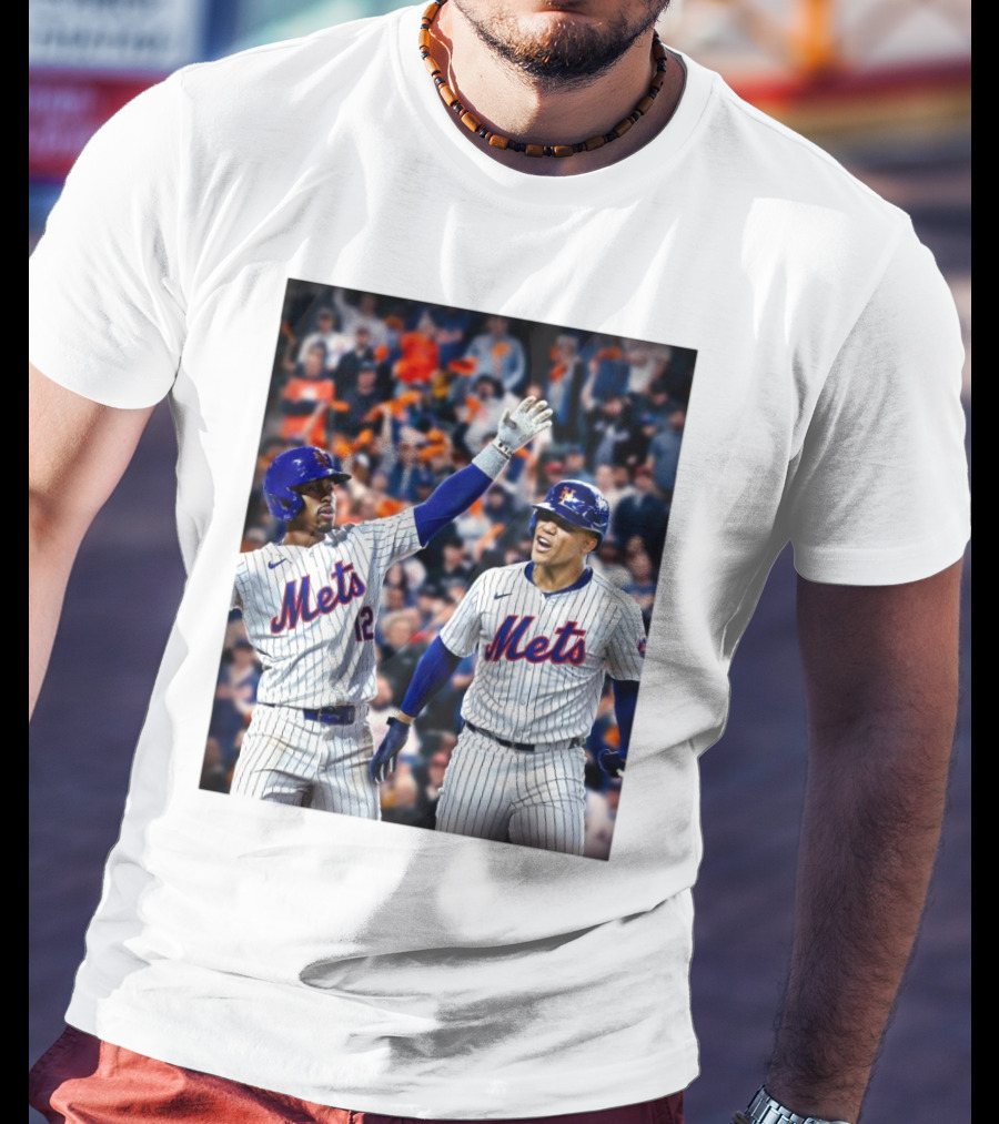 New York Mets MLB Teammates Juan Soto Francisco Lindor T-Shirt