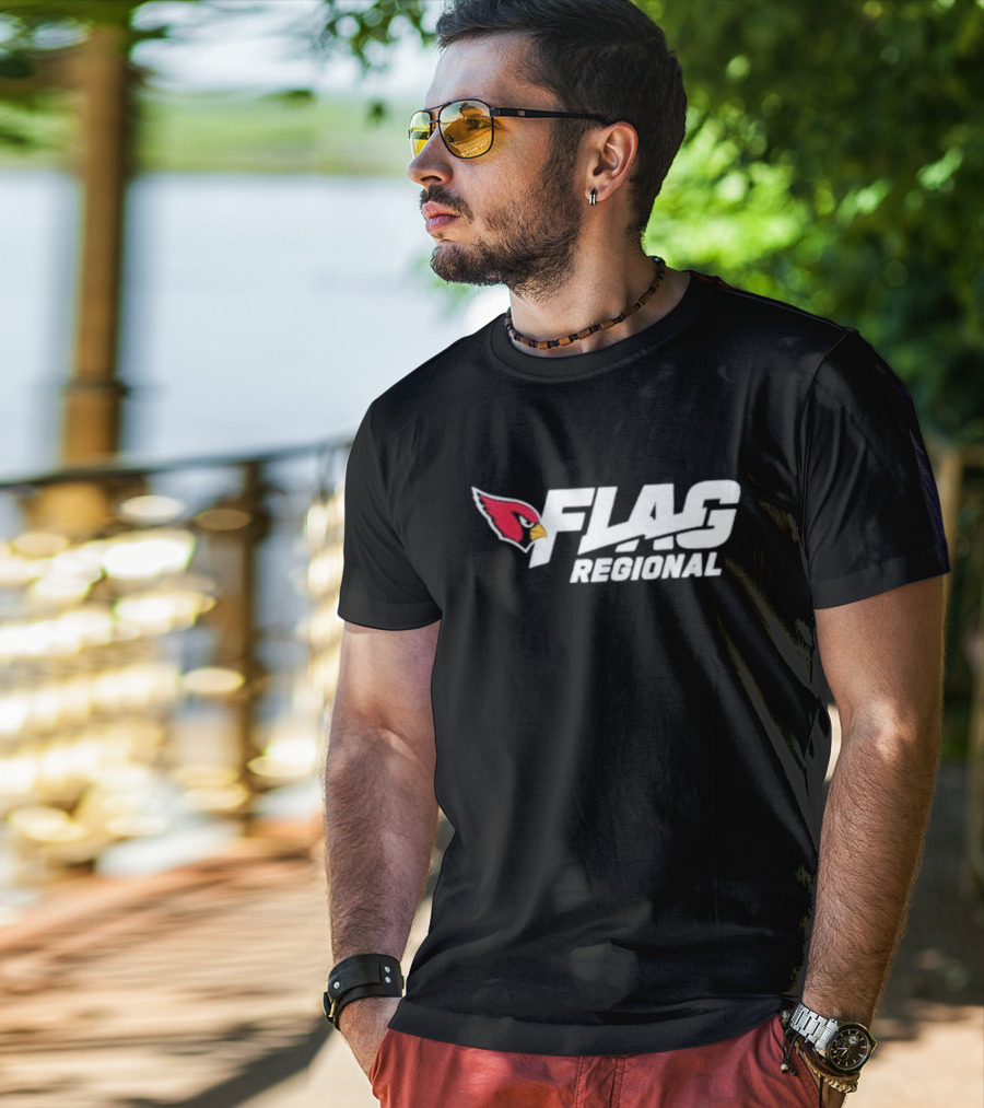 Arizona Cardinals 2025 NFL Flag Regional T-Shirt