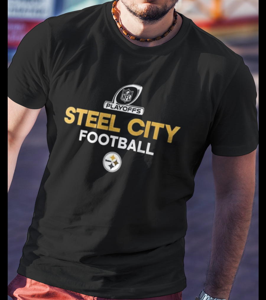 NFL Playoffs Steel City Football Pittsburgh Steelers T-Shirt