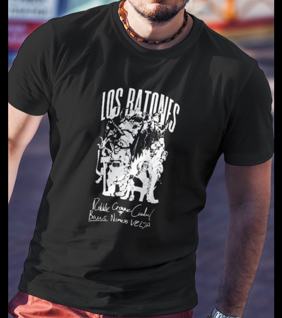 Los Ratones Rehlike Crownie Caedrel Baus Nemesis VELJA Signature T-Shirt
