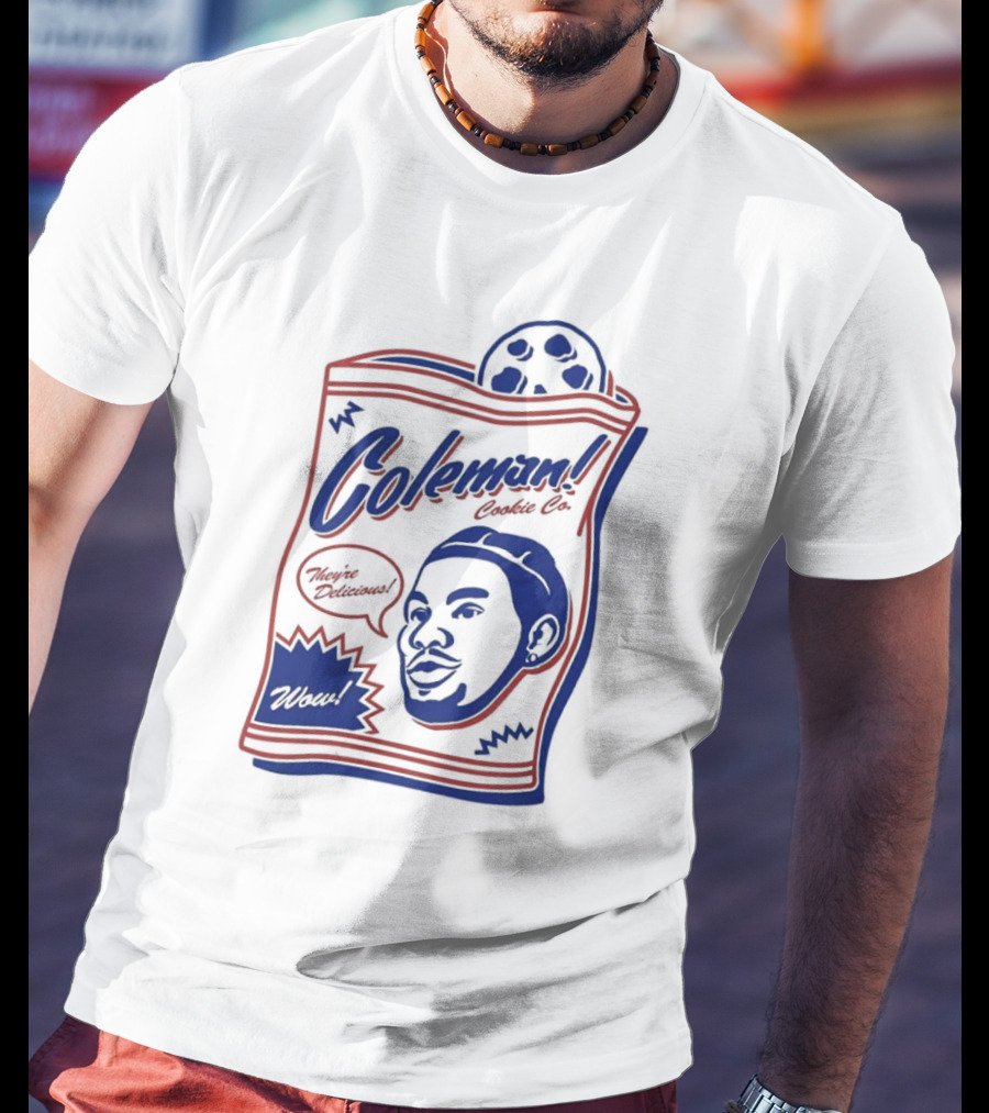 Coleman Cookie Co They're Delicious Wow T-Shirt