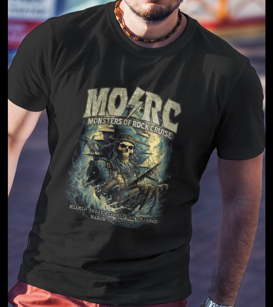 Night Ranger To Rock The Monsters Of Rock Cruise Miami Nassau March 10-15 2025 T-Shirt