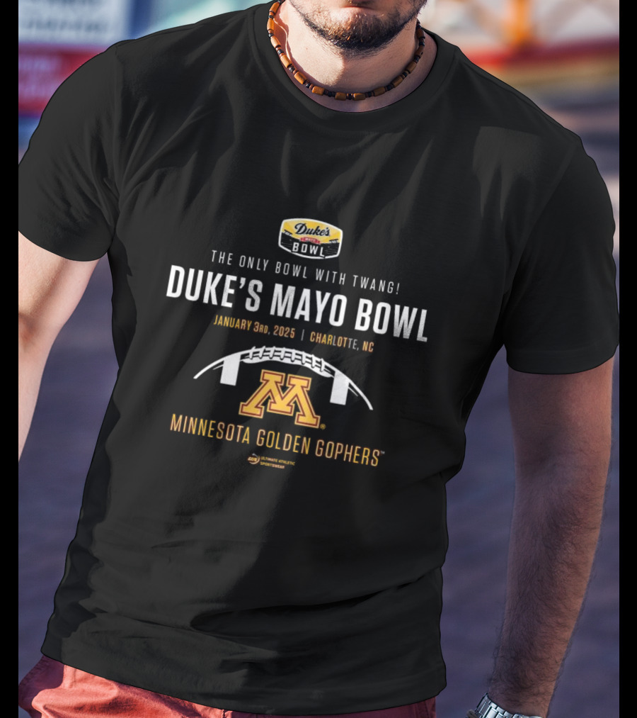 Duke's Mayo Bowl Minnesota Golden Gophers January 3rd 2025 Charlotte NC T-Shirt
