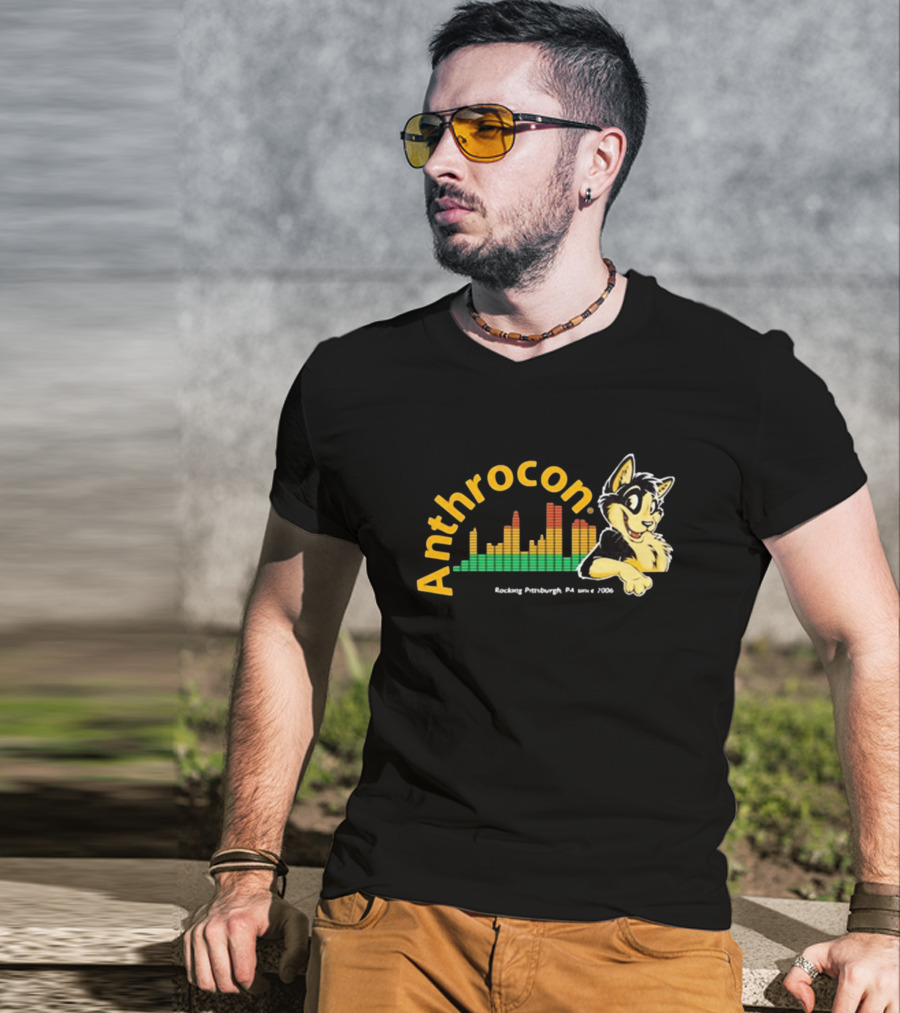 Anthrocon Rocking Pittsburgh PA Since 2006 Caleb Conomiplant T-Shirt