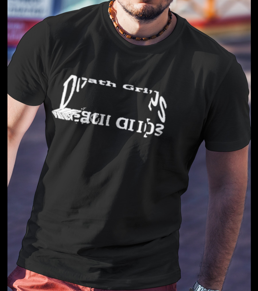 Death Grips Distorted Text Pullover T-Shirt