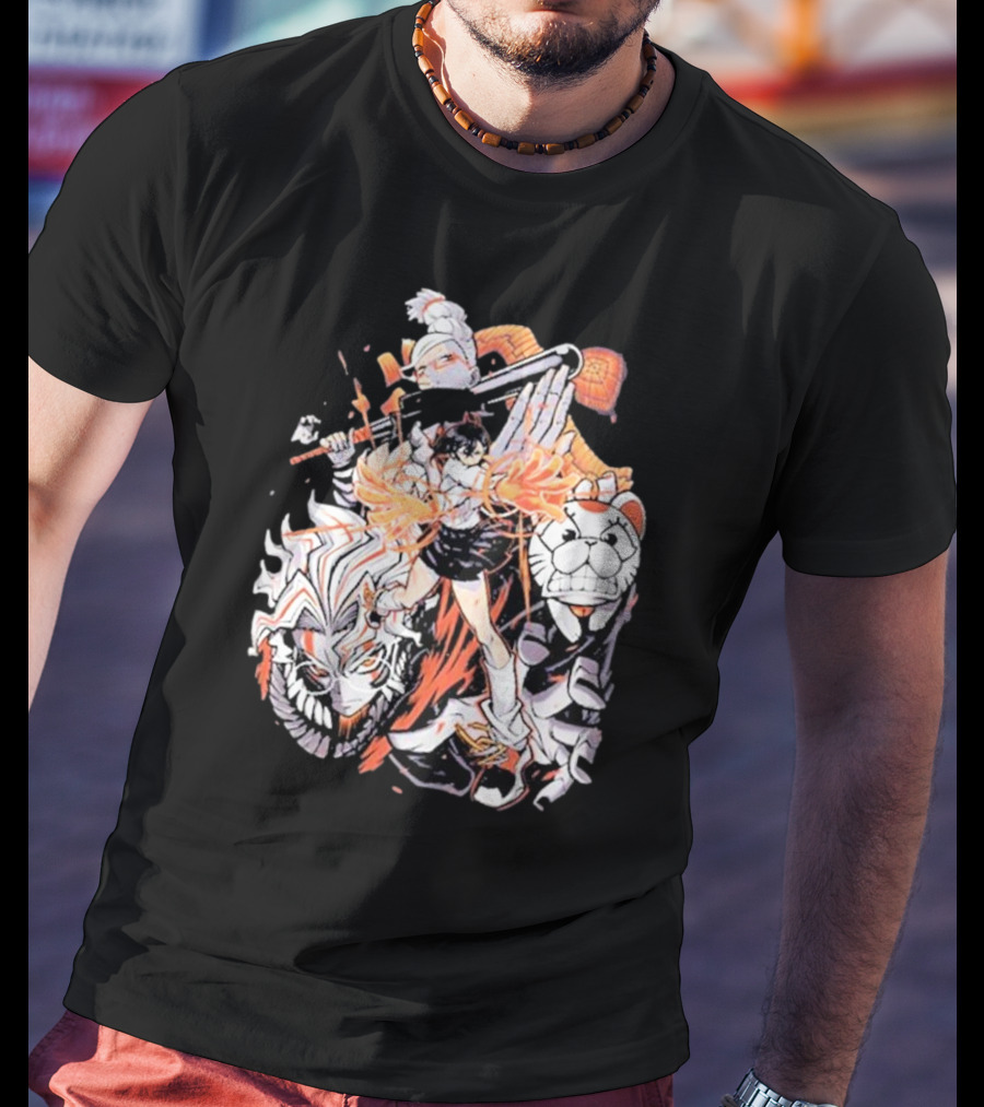 Doodle Toon Dandadan Manga Character Compilation T-Shirt