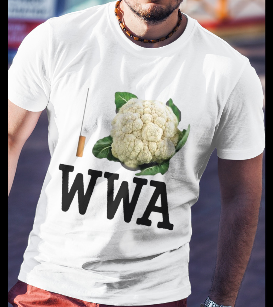 Taco Hemingway Trójkąt Warszawski Biały Cauliflower WWA T-Shirt