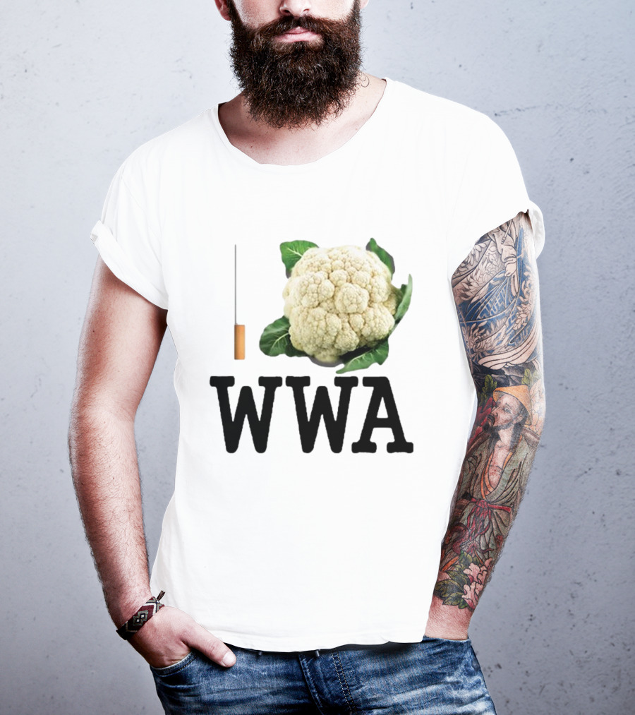 Taco Hemingway Trójkąt Warszawski Biały Cauliflower WWA T-Shirt