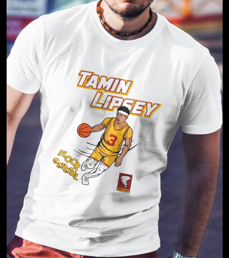Tamin Lipsey Floor General Comic Book Superhero Iowa State Cyclones T-Shirt