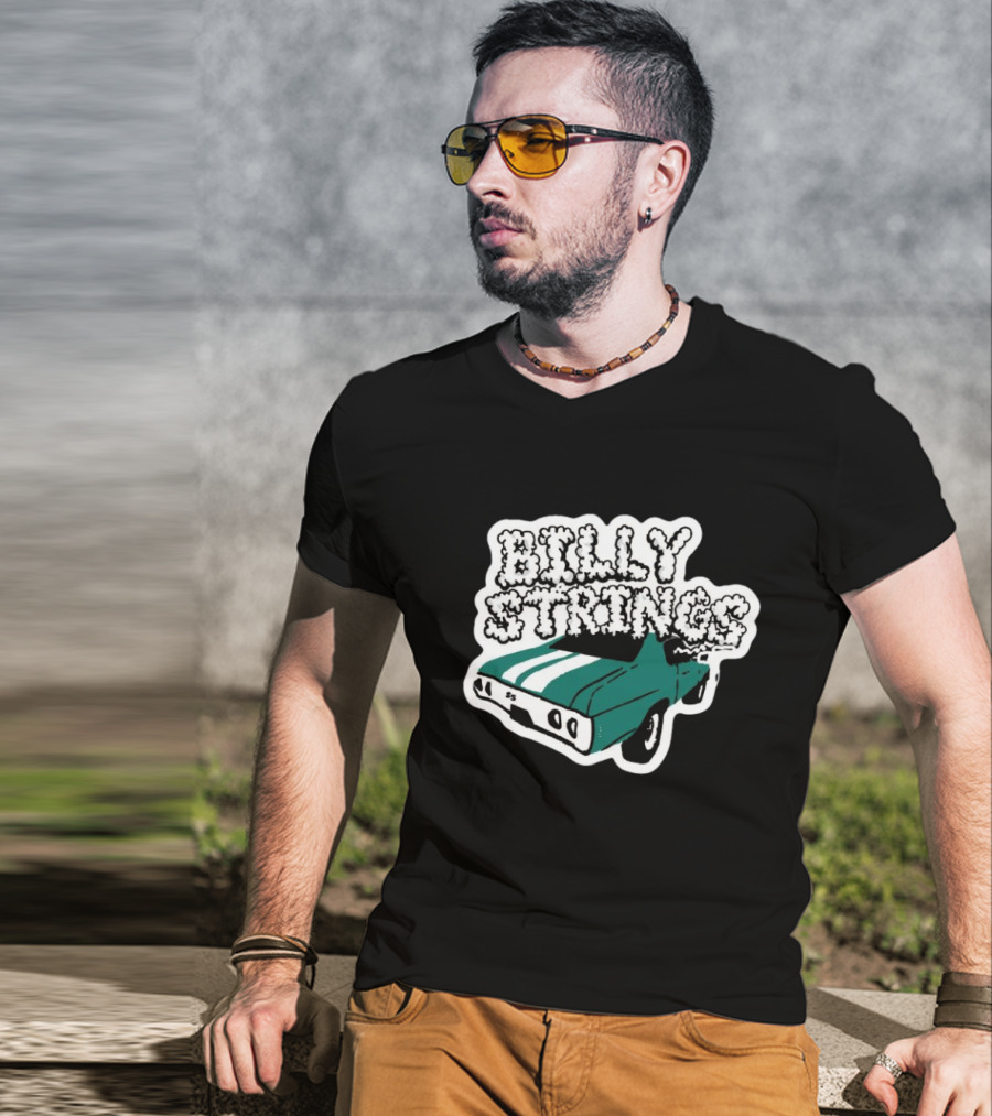 Billy Strings Imogene Willie Highway Prayers Green Car T-Shirt