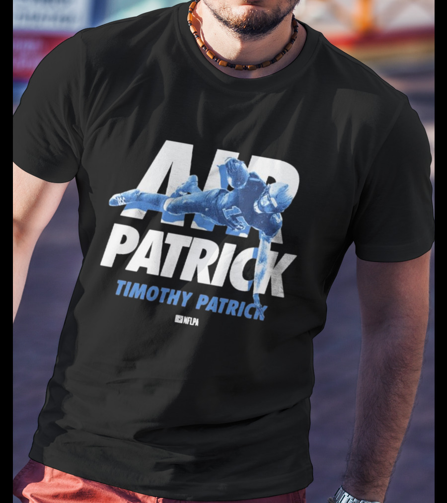 Timothy Patrick Air Patrick NFLPA Football Player Detroit Lions T-Shirt