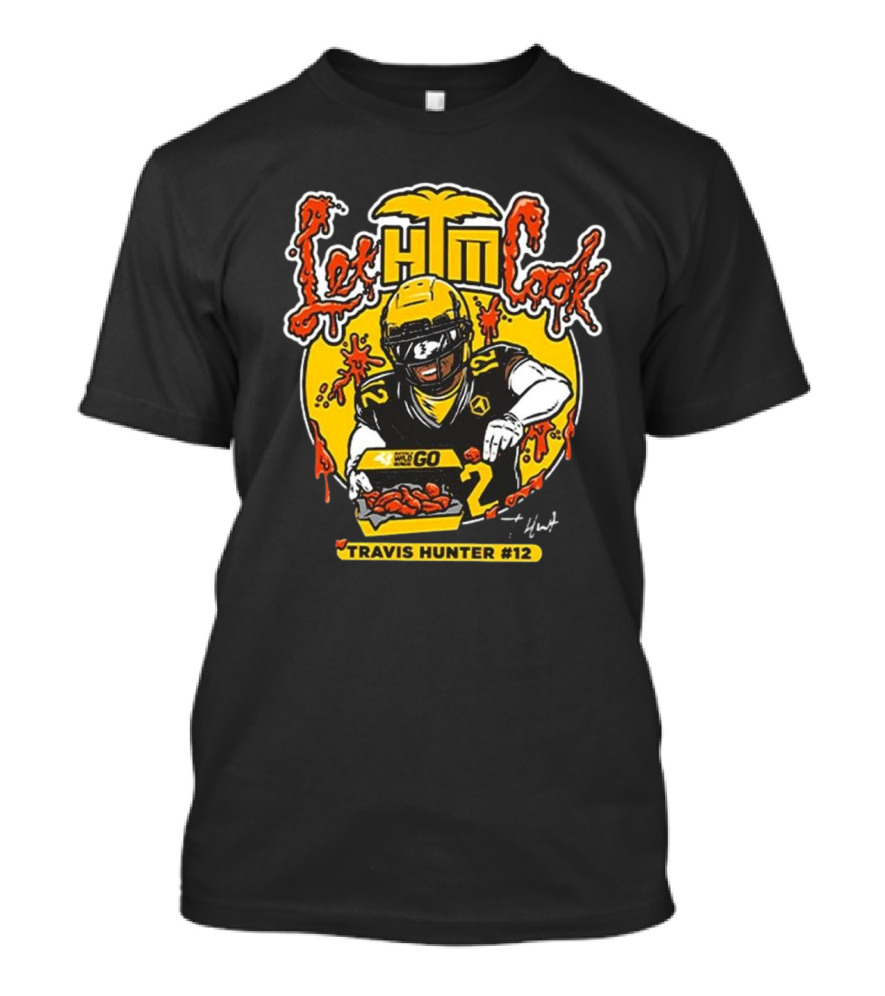 Travis Hunter Let Him Cook Buffalo Wild Wings Go #12 T-Shirt