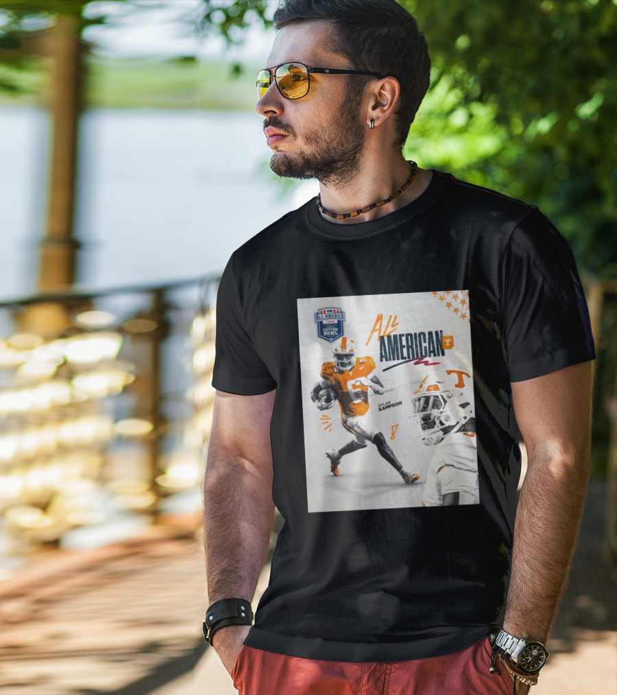 Tennessee Vols Dylan Sampson All-American Cotton Bowl T-Shirt