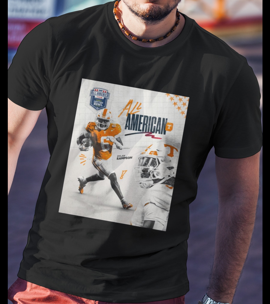 Tennessee Vols Dylan Sampson All-American Cotton Bowl T-Shirt