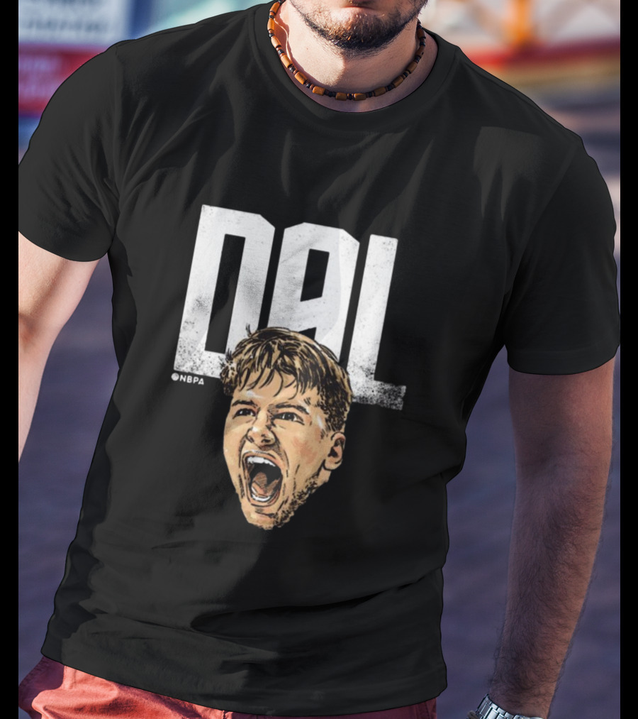 Luka Doncic DAL Dallas Mavericks NBPA Abbreviation Signature T-Shirt